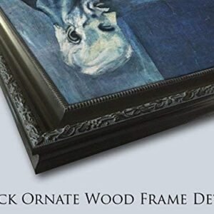 Dee Dee 15×17 Black Ornate Framed and Double Matted Museum Art Print Titled Flowers for Sale