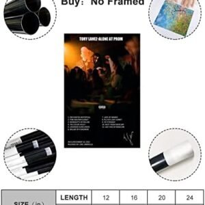 YEZLH Tory Poster Lanez Alone At Prom Music Album Cover Signed Limited Poster Canvas Poster Bedroom Decor Sports Landscape Office Room Decor Gift Unframe: 12x18inch(30x45cm)