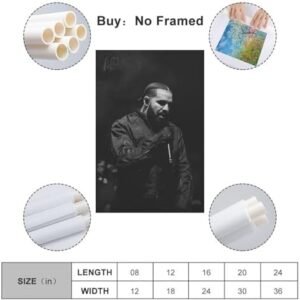 FORINC Drake Signed Limited Posters Music Poster Poster Art Decor Painting Aesthetic Wall Art Canvas for Bedroom Decor 16x24inch(40x60cm) Style