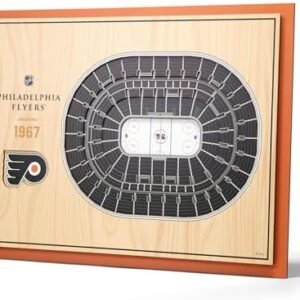 YouTheFan NHL 5-Layer 17 x 13 StadiumViews 3D Wall Art