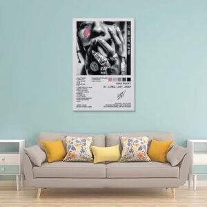 Asap Poster Rocky Rat. Long. Last. Asap Album Cover Poster Decorative Painting Canvas Wall Posters And Art Picture Print Modern Family Bedroom Decor Posters for Room Aesthetic 16x24inch(40x60cm)