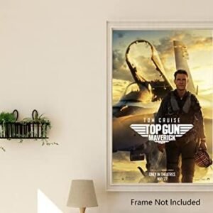 XIHOO Top Gun: Maverick 2022 Movie Unframed Wall Decor Poster 24×36