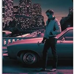 Drive (2011) Vintage Movie Poster HD Canvas Prints Wall Art Room Aesthetics Decor 12x18inch(30x45cm)
