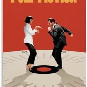 WYFDMNN Classic Movie Pulp Fiction Canvas Poster for Room Aesthetic Canvas Wall Art for Teens Room Decor 12x18inch(30x45cm), Unframe-style-6