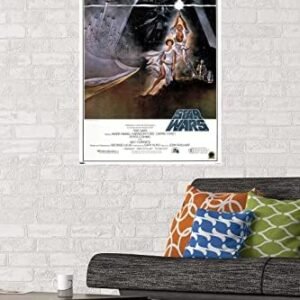 Trends International 24X36 Star Wars: A New Hope – Original One Sheet Wall Poster, 24″ x 36″, Unframed Version