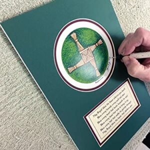 Brigid’s Cross – Signed Art Print 8″ x 12″ | Celtic Irish Ireland Gift | Imbolc Saint Brigid’s Day