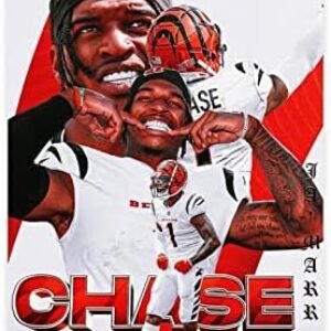 XUYUE Ja’Marr Chase Sports Celebrity Poster 1 Canvas Poster Bedroom Decor Sports Landscape Office Room Decor Gift Unframe: 12x18inch(30x45cm)
