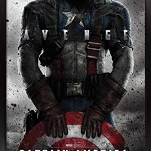 Trends International Marvel – Captain America – The First Avenger – One Sheet Wall Poster, 22.375″ x 34″, Black Framed Version