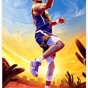 ANBID Basketball Player Poster for Wall Decor Phoenix Suns POSTERS Canvas for Boys Bedroom Wall Motivational Basketball Poster Signed Unframe-style 12x18inch(30x45cm)