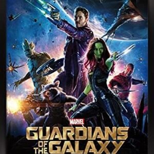 Trends International Marvel Cinematic Universe – Guardians of the Galaxy – One Sheet Wall Poster, 22.375″ x 34″, Black Framed Version