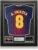 Andres Iniesta Signed Barcelona 2017-18 Authentic Soccer Jersey. Standard Frame