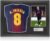 Andres Iniesta Signed Barcelona 2017-18 Authentic Soccer Jersey. Icon Frame