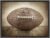 DesignOvation Sylvie Vintage Football Framed Canvas Wall Art by Shawn St. Peter, 18×24 Gray, Traditional Sports-Themed Home Decor