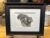 Black Bear Nature Wildlife Graphite Pencil Art Sketch Drawing Print Picture Limited Edition ~ Titled ‘Playful Beginnings’ by David Allen (8×10 Black Frame & Print)
