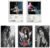 YIYANGQ Amy Poster Winehouse Album Cover Limited Edition Posters (Set of 5) Unframed 8inch X 12inch(20 X 30cm) Room Aesthetic Scannable Song Code Music Posters