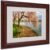 Trademark Fine Art Meet Me at Our Bench Matted Framed Art by Lois Bryan with Wood Frame, 11 by 14-Inch