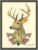 Empire Art Direct Mrs. Deer Dimensional Collage Handmade by Alex Zeng Framed Graphic Wall Art Ready to Hang, 33″ x 25″ x 1.4″