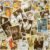 DreamHigh 64 pcs Collectible Vintage Ads & Movie Poster Postcards Bulk Pack