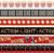 72 Pcs Movie Night Filmstrip Party Tape Red Marquee Straight Border Trim Movie Border Movie Reel Decorations for Classroom Bulletin Boards Walls Desks Window Door Schools Offices Family Party, 6 Style